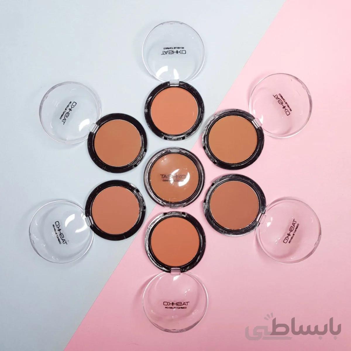 رژگونه مات تاشکو TASHKO مدل کمپکت بلاش آن blush on