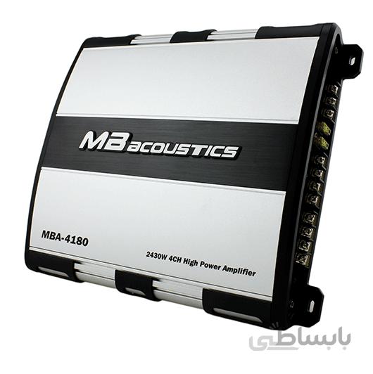 MBacoustics MBA-4180 آمپلی فایر ام بی آکوستیک — تصویر 1