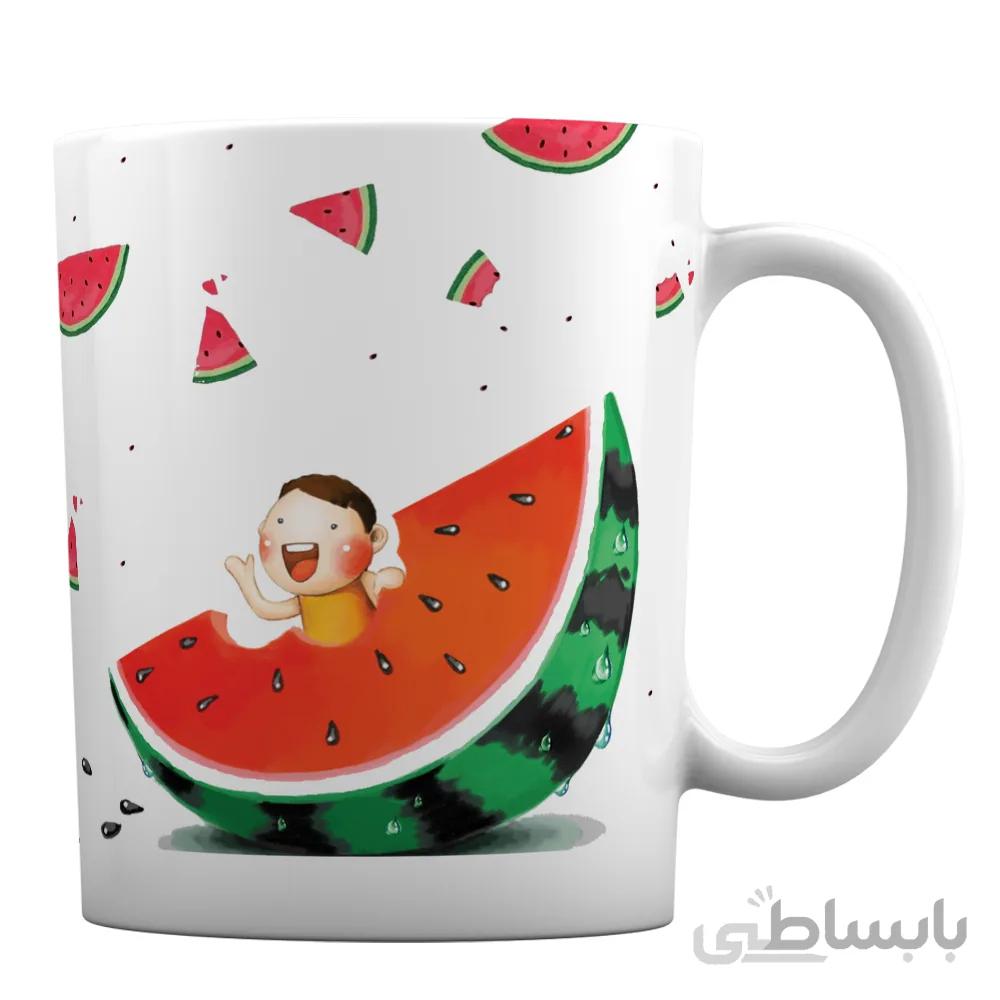 لیوان طرح فانتزی پسر یلدایی