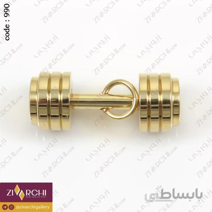 آویز گردنبند استیل (طرح وزنه) 990