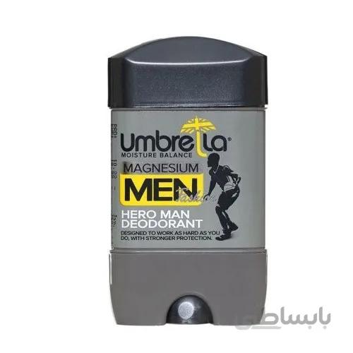 ضد تعریق آمبرلا مدل Hero Man ظرفیت 75 میلی لیتر ا Umbrella Hero Man Gel Deodorant 75 ml