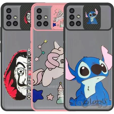 قاب طرحدار دخترانه و پسرانه مناسب برای گوشی Samsung Galaxy A51 مدل ماکرو شیلد محافظ لنزدار فانتزی