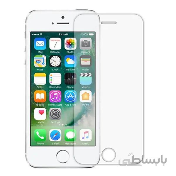 محافظ صفحه نمایش ضد شوک باف مخصوص گوشی موبایل آیفون 5s و 5g 2 in 1