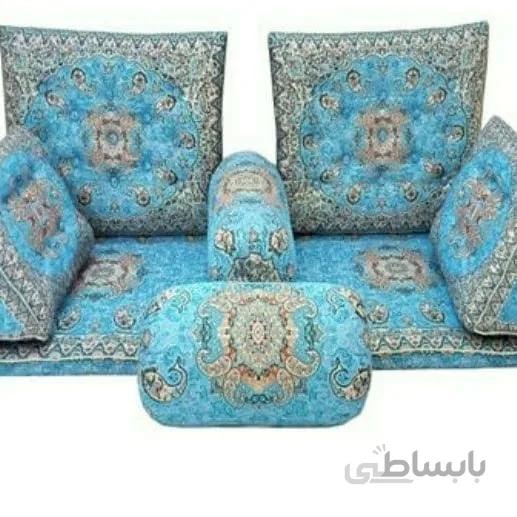 شاهنشین ست ۷ تیکه ترمه طرح نسترن