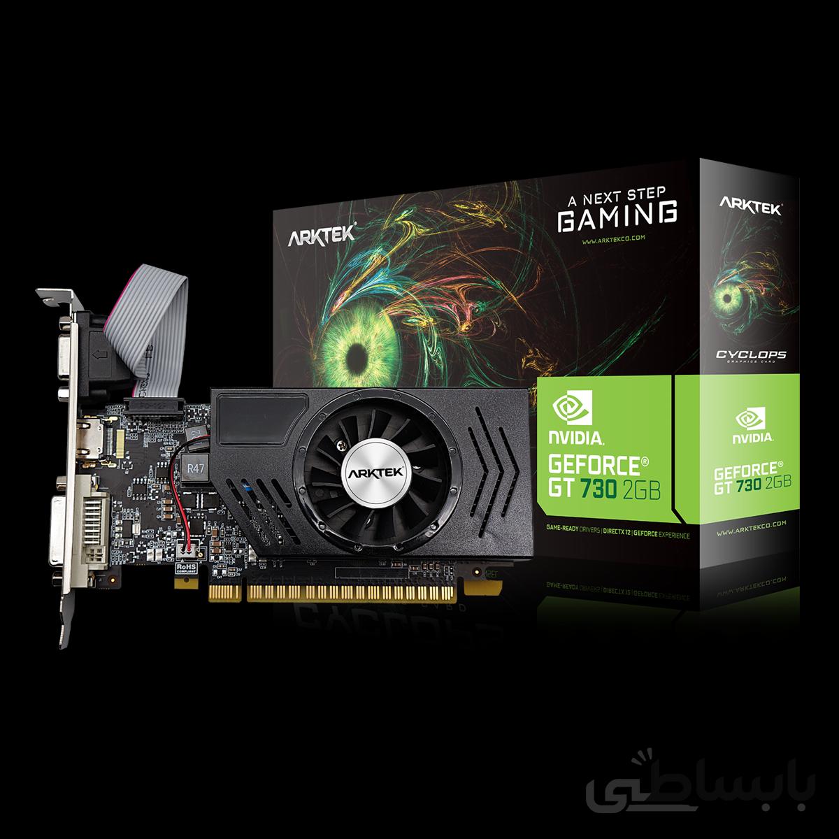 کارت گرافیک ARKTEK Nvidia GT730 4GB آکبند