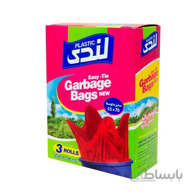 کیسه زباله آسان گره متوسط ۴۲ عددی لندی- کارتن ۲۰ عددی