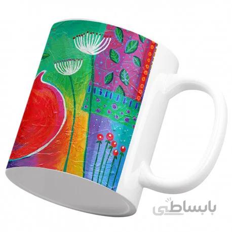 ماگ سرامیکی یلدا انار کد 1104267