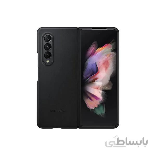 کاور چرمی سامسونگ اورجینال z fold 3 5G