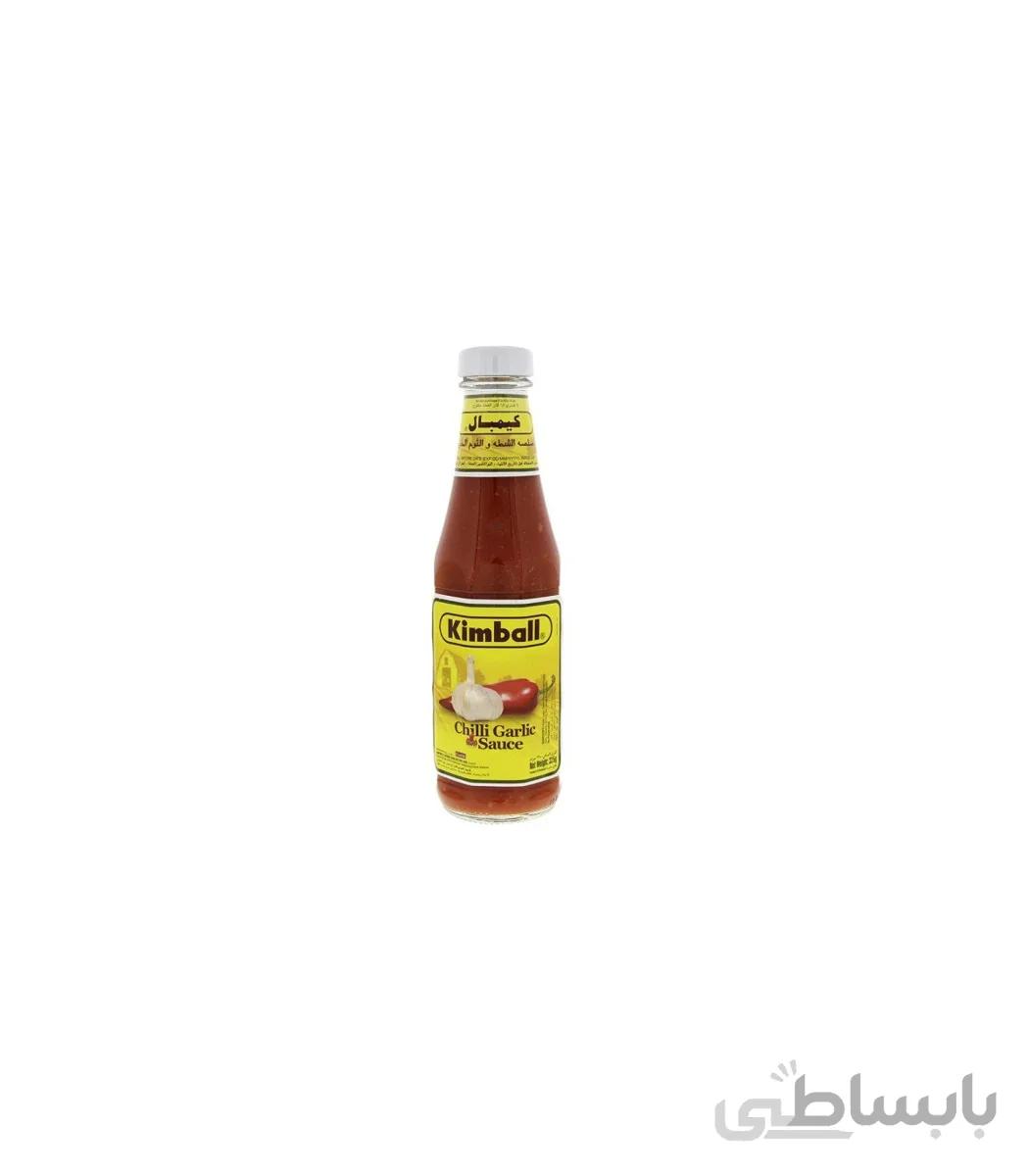 سس سیر و فلفل کیمبال KIMBALL وزن 325 گرم ا KIMBALL