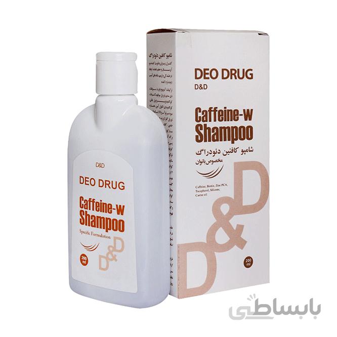 شامپو کافئین مخصوص بانوان Caffeine دئودراگ 200 میلی لیتر