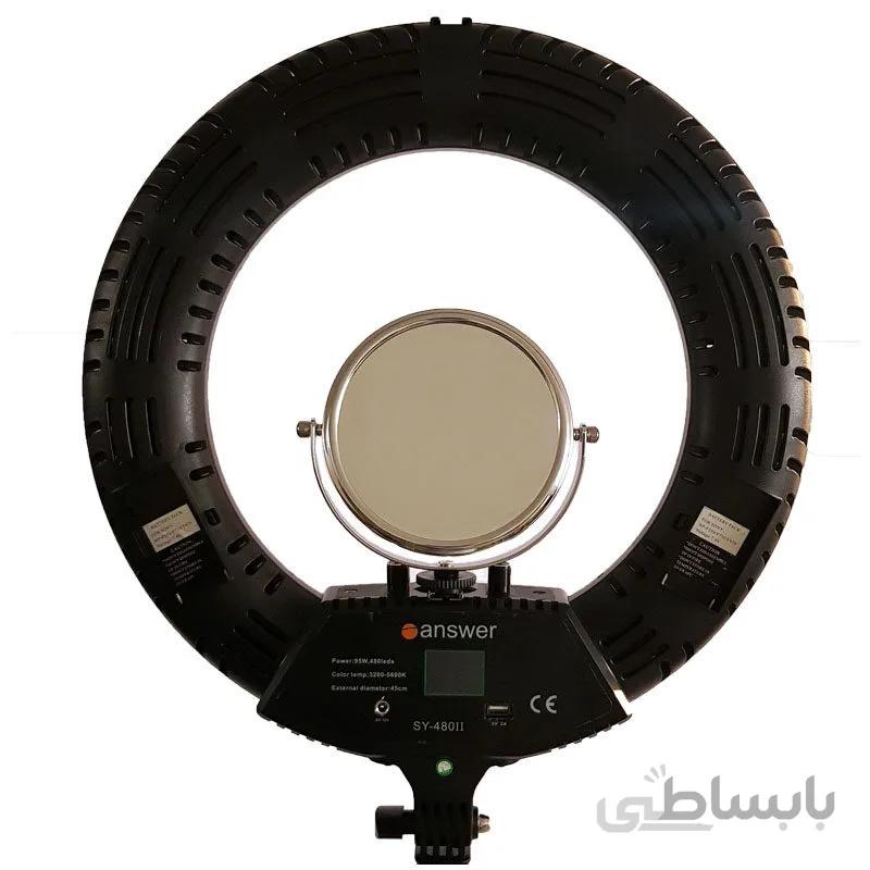 رینگ لایت عکاسی حرفه ای SY-480 II answer همراه سه پایه
