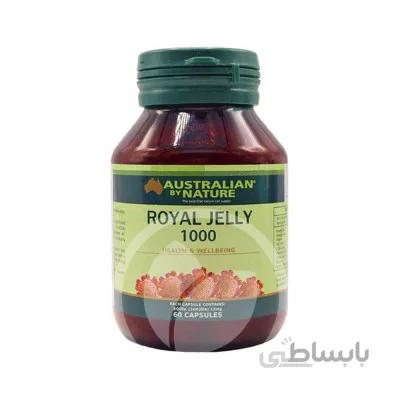 کپسول رویال ژلی 1000 میلی گرم استرالین بای نیچر 60 عدد ا Australian By Nature Royal Jelly 1000 mg 60 Caps