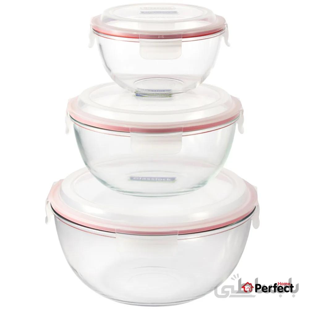 کاسه میکس گلس لاک مدل MCBC Set