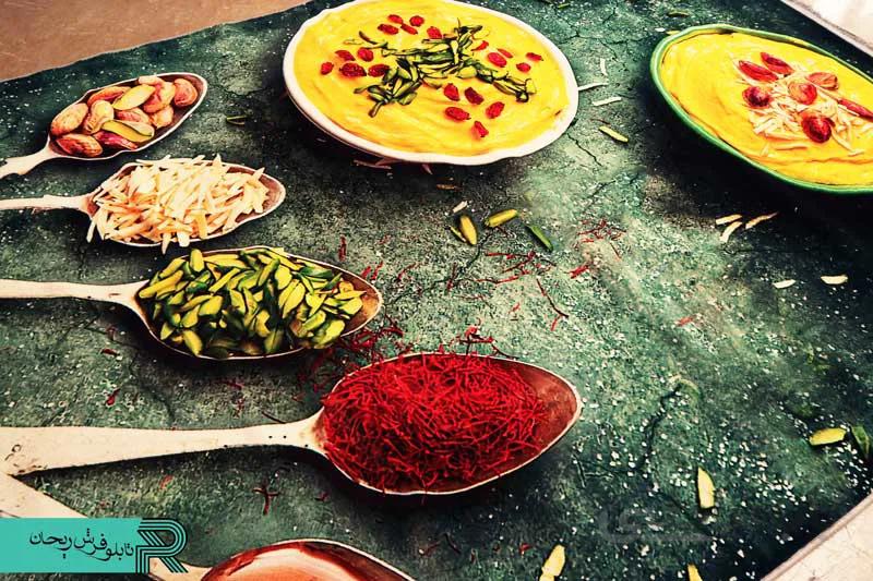فرش ماشینی اشپزخانه طرح مدرن کد 1