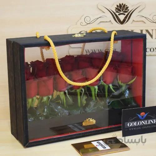 باکس چمدان شیشه ای