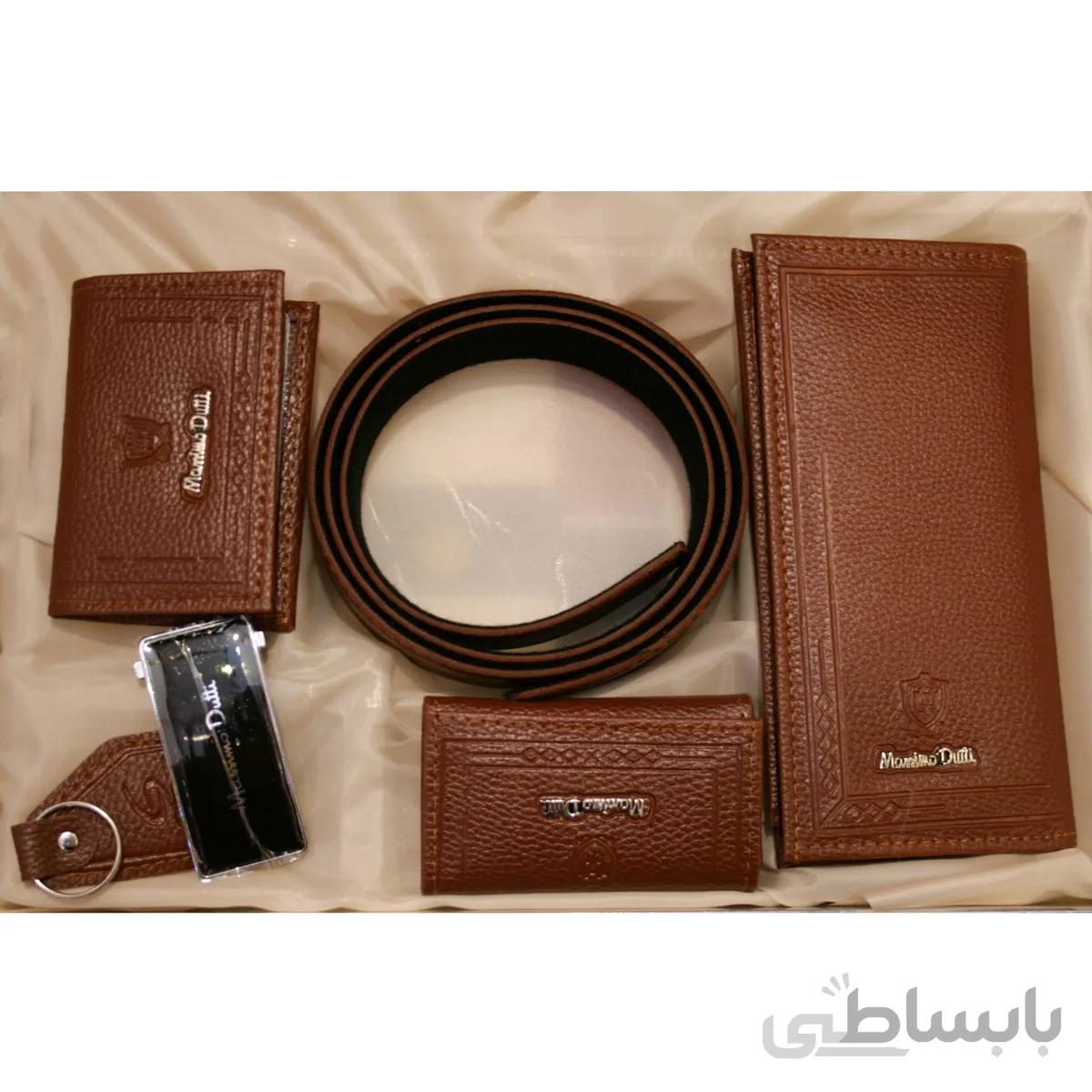 ست چرم مصنوعی مردانه ماسیمو دوتی کد 652