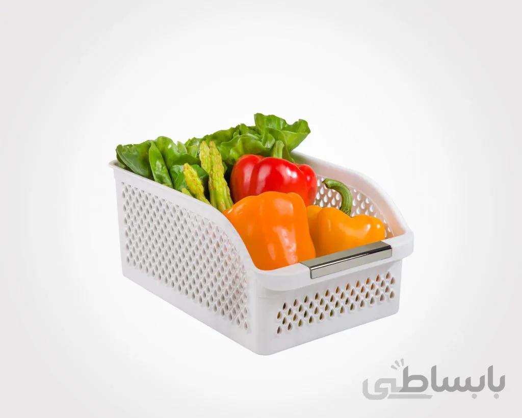 سبد نظم دهنده سایز 1 لیمون طوسی