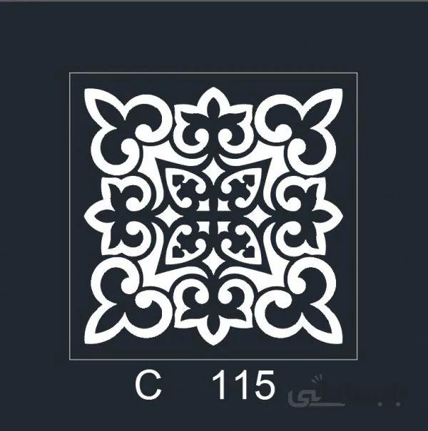 تایل سقفی کد c 115