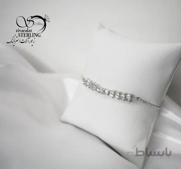دستبند نقره زنانه آسانسوری