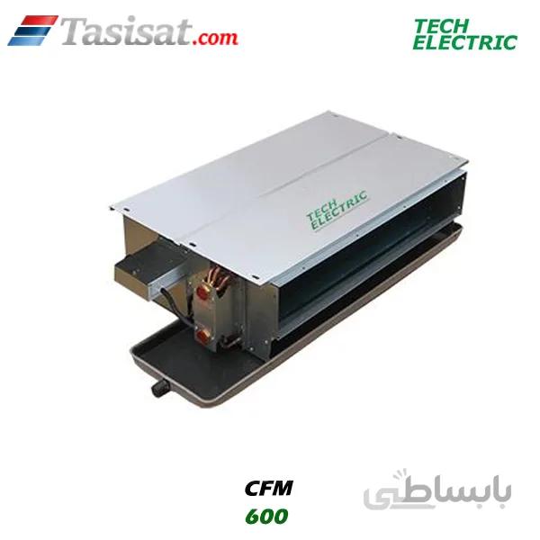فن کویل سقفی توکار تک الکتریک 600 CFM