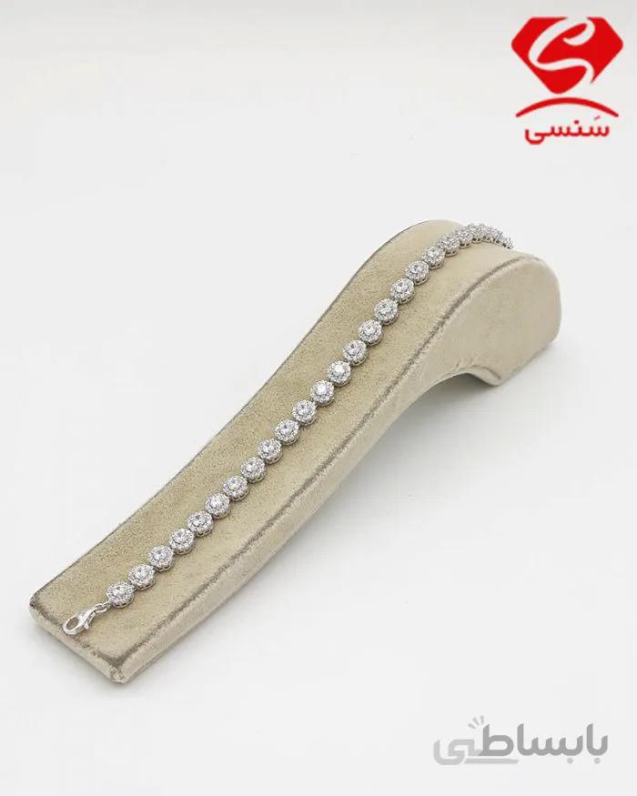 دستبند نقره مدل بهار