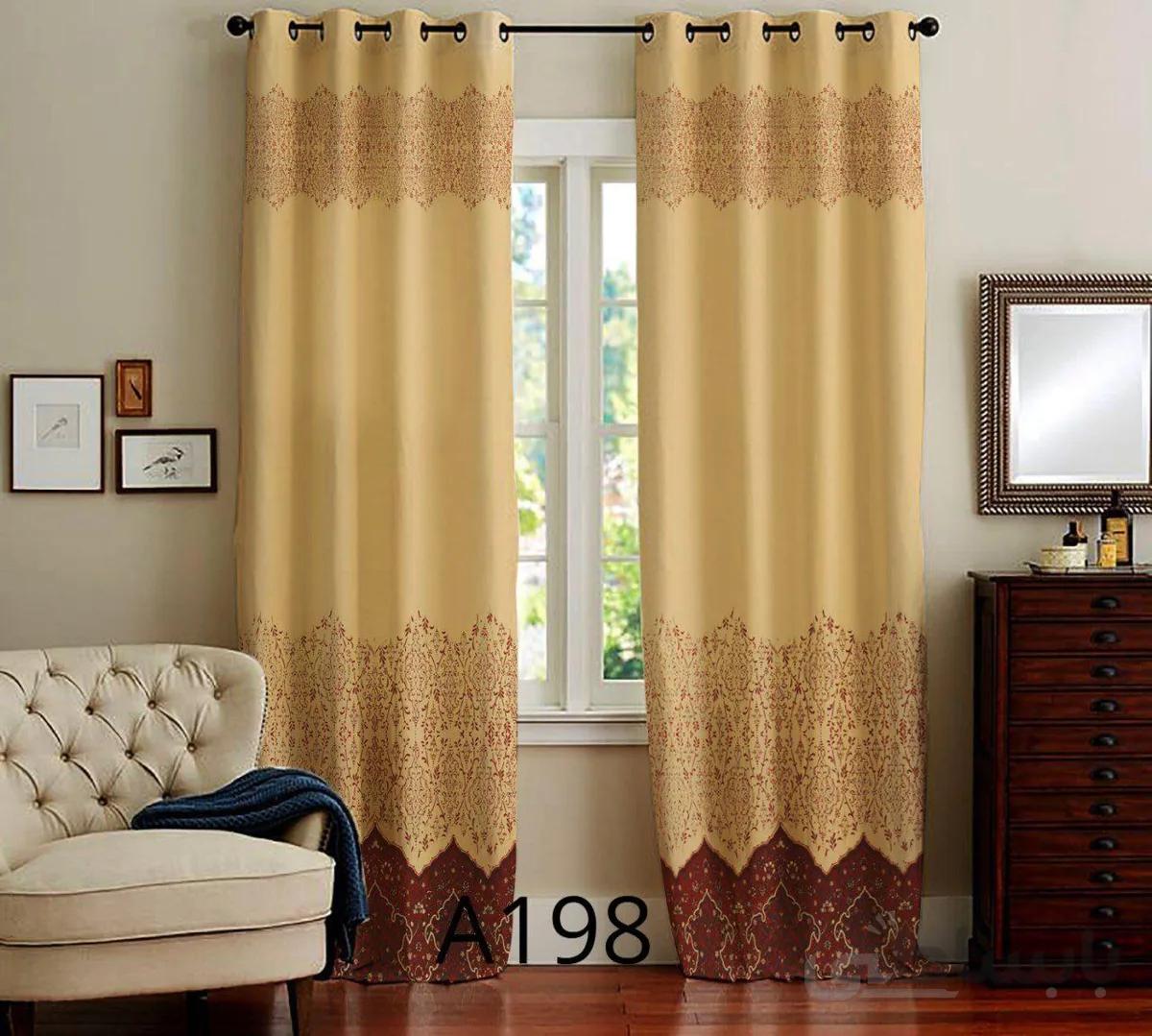 پرده چاپی طرح کلاسیک کد A198