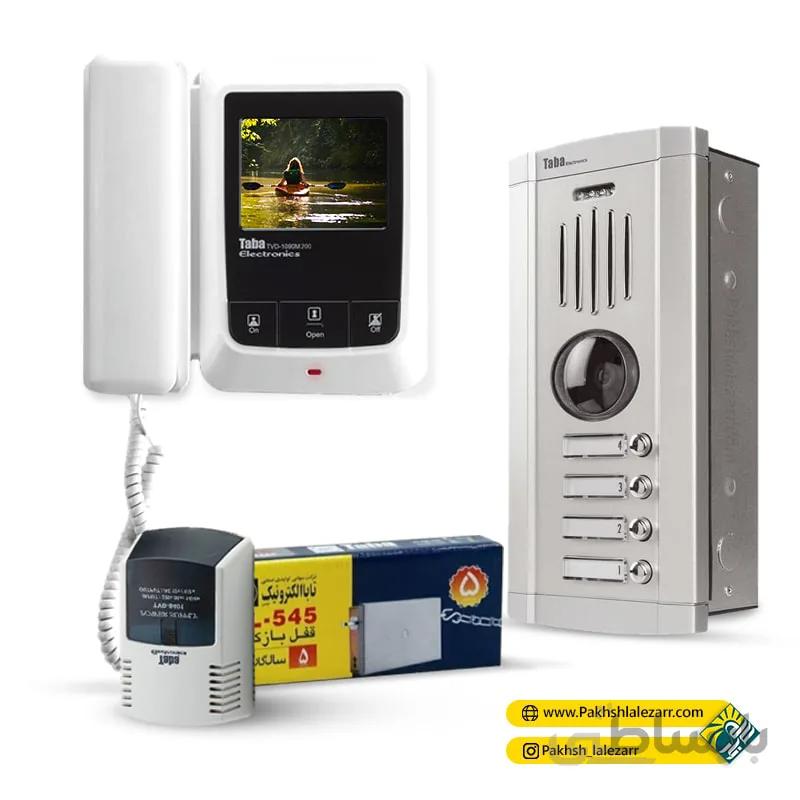 پکیج کامل آیفون تصویری مانیتور 4.3 اینچ مدل 1090 و پنل سهند تابا الکترونیک