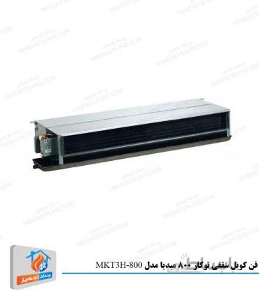 فن کویل سقفی توکار 800 مدیا