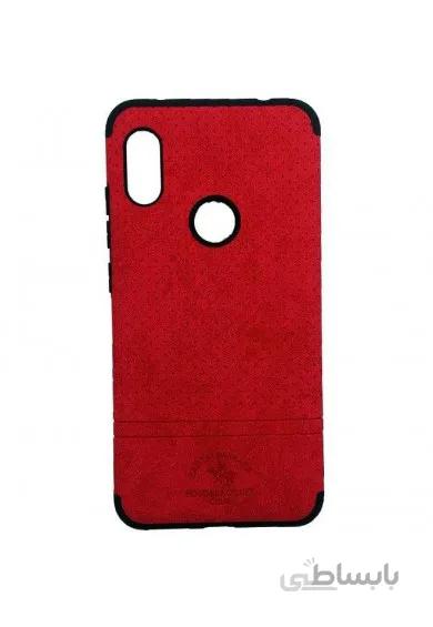 قاب و بک کاور گوشی مدل ردمی 6 پرو و A2 لایت شیائومی طرح پولو | Xiaomi Redmi 6 Pro & A2 Lite Cloth Texture Polo & Racquet Club Santabarbara Case Cover