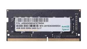 حافظه رم لپ تاپ اپیسر مدل APACER 4GB DDR4 2400Mhz