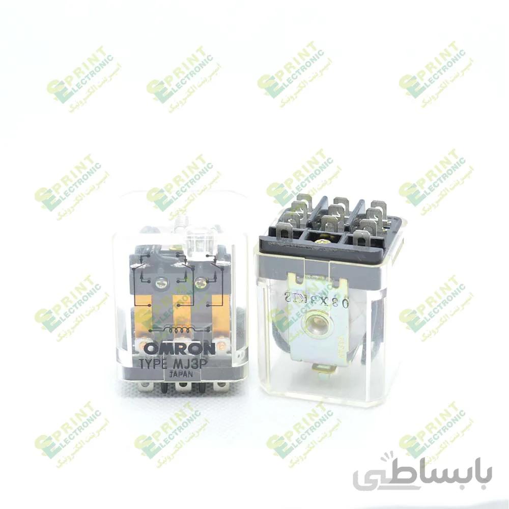 رله 24 ولت پاور 11 پایه 20 آمپر OMRON MJ3P
