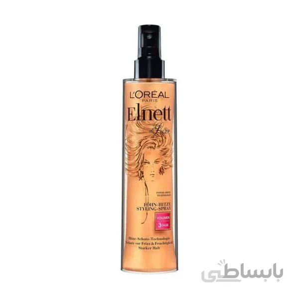 اسپری مو لورآل محافظ حرارت و حجم دهنده Elnett Volume