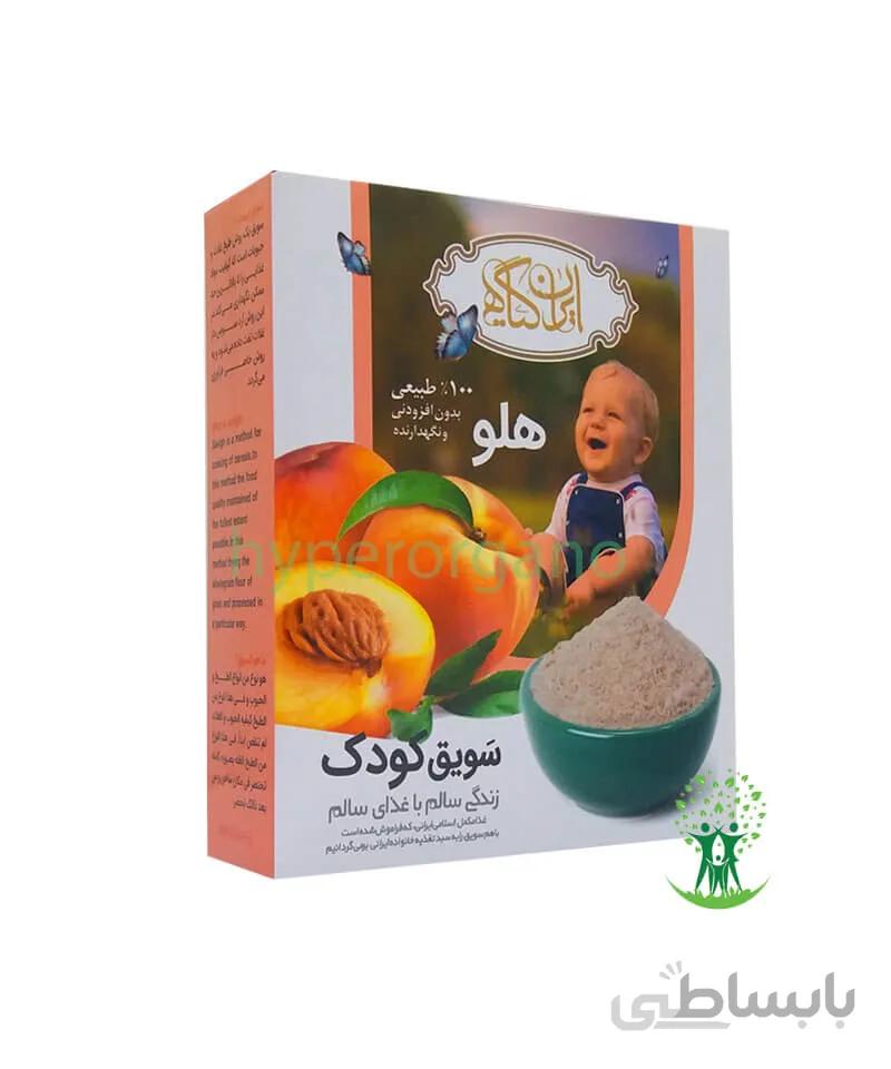 سويق کودک با طعم هلو 200 گرمی ايران گياه