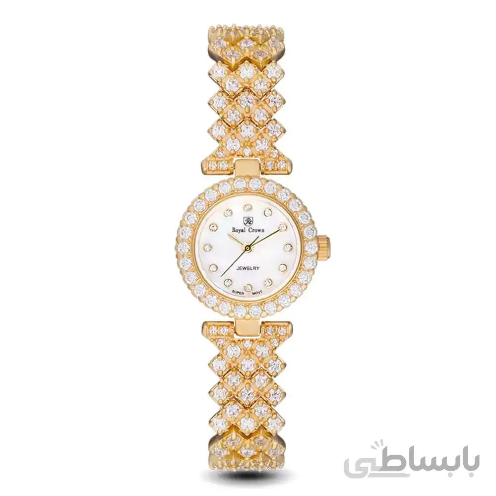 ساعت مچی زنانه رویال کرونRoyal Crown 6305-G ا ساعت مچی زنانه رویال کرونRoyal Crown 6305-G