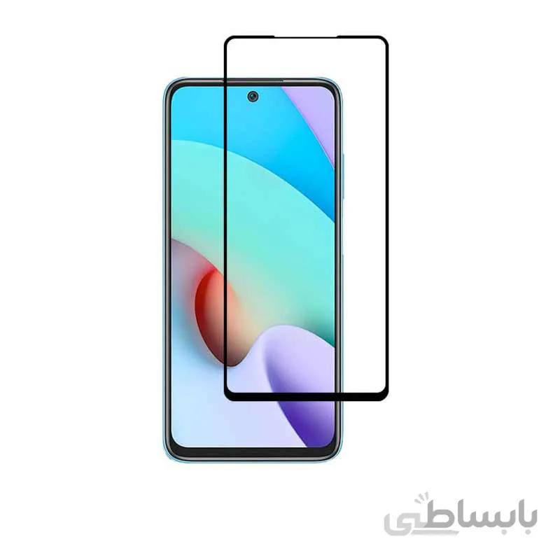 گلس سرامیکی ردمی 10 برای گوشی شیائومی تمام صفحه و تمام چسب و محکم
