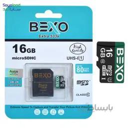رم میکرو Bexo کلاس 10 استاندارد UHS-I U1