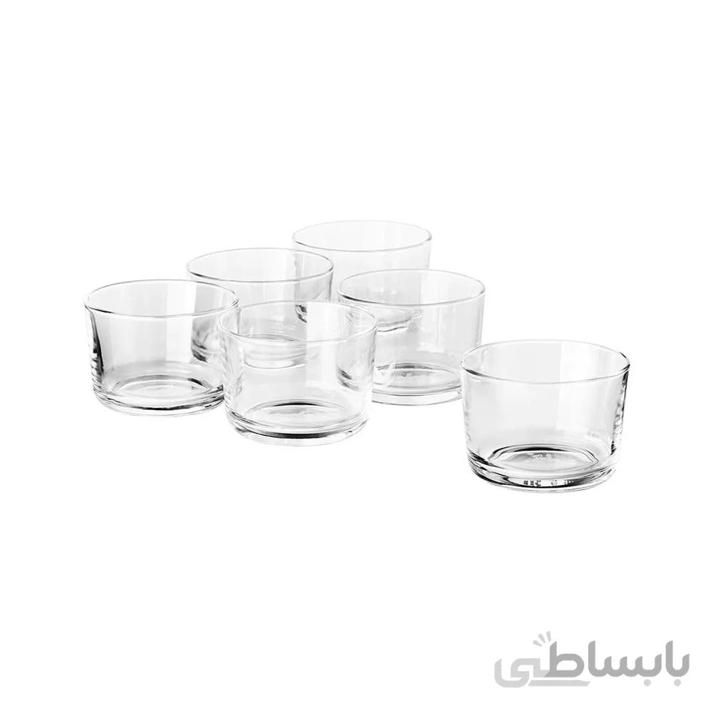 نیم لیوان ایکیا مدل IKEA 365+ بسته 6 عددی