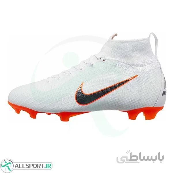 کفش فوتبال سایز کوچک نایک مرکوریال سوپرفلای Nike Jr Mercurial Superfly 6 Elite FG AH7340-107