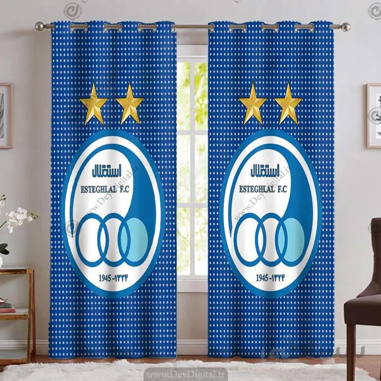 پرده چاپی فوتبالی طرح استقلال PK-2813a
