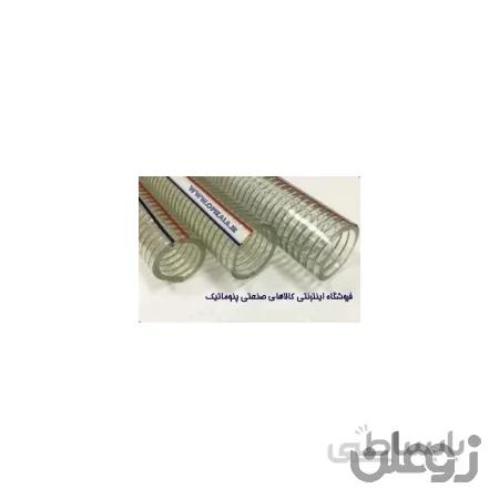 شیلنگ 16*10 فنردار شفاف کره / ژاپن - 50 متر