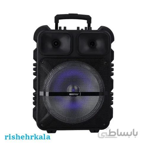 اسپیکر بلوتوثی قابل حمل جی پاس مدل GMS11190 ا (شما لایق بهترین ها هستید) _ Geepas Rechargeable Trolley Speaker GMS11190
