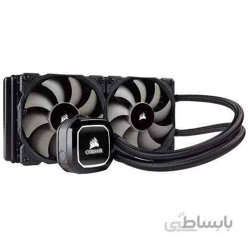 فن خنک کننده مایع پردازنده کورسیر مدل HYDRO SERIES H100X ا Corsair Hydro Series H100x Liquid CPU Cooler