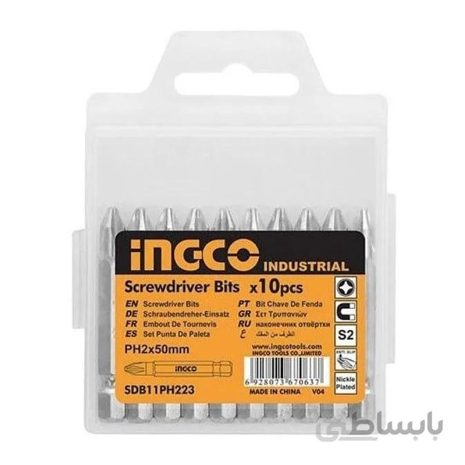 ست 10 عددی سر پیچ گوشتی اینکو مدل SDB11PH223