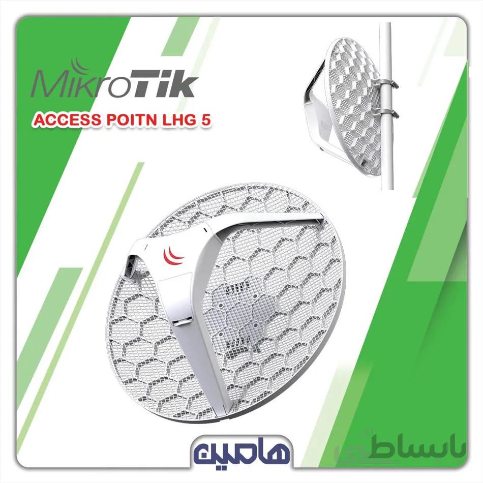اکسس پوینت بی سیم میکروتیک مدل LHG 5 ا Mikrotik LHG 5 کد 303728