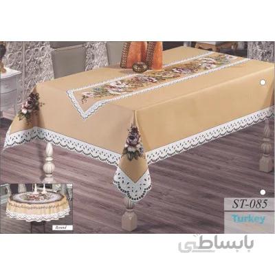 رومیزی ناهارخوری 8 نفره ترک ساغول مستطیلی ST-085