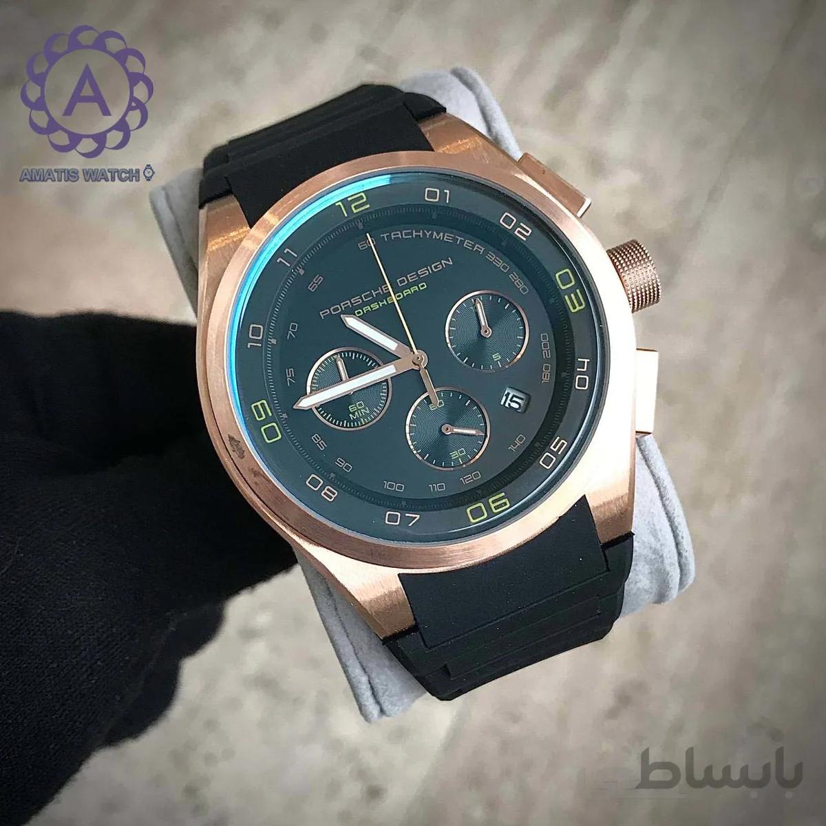 ساعت مچی مردانه پورشه دیزاین مدل Porsche Design P.6620 RoseGold