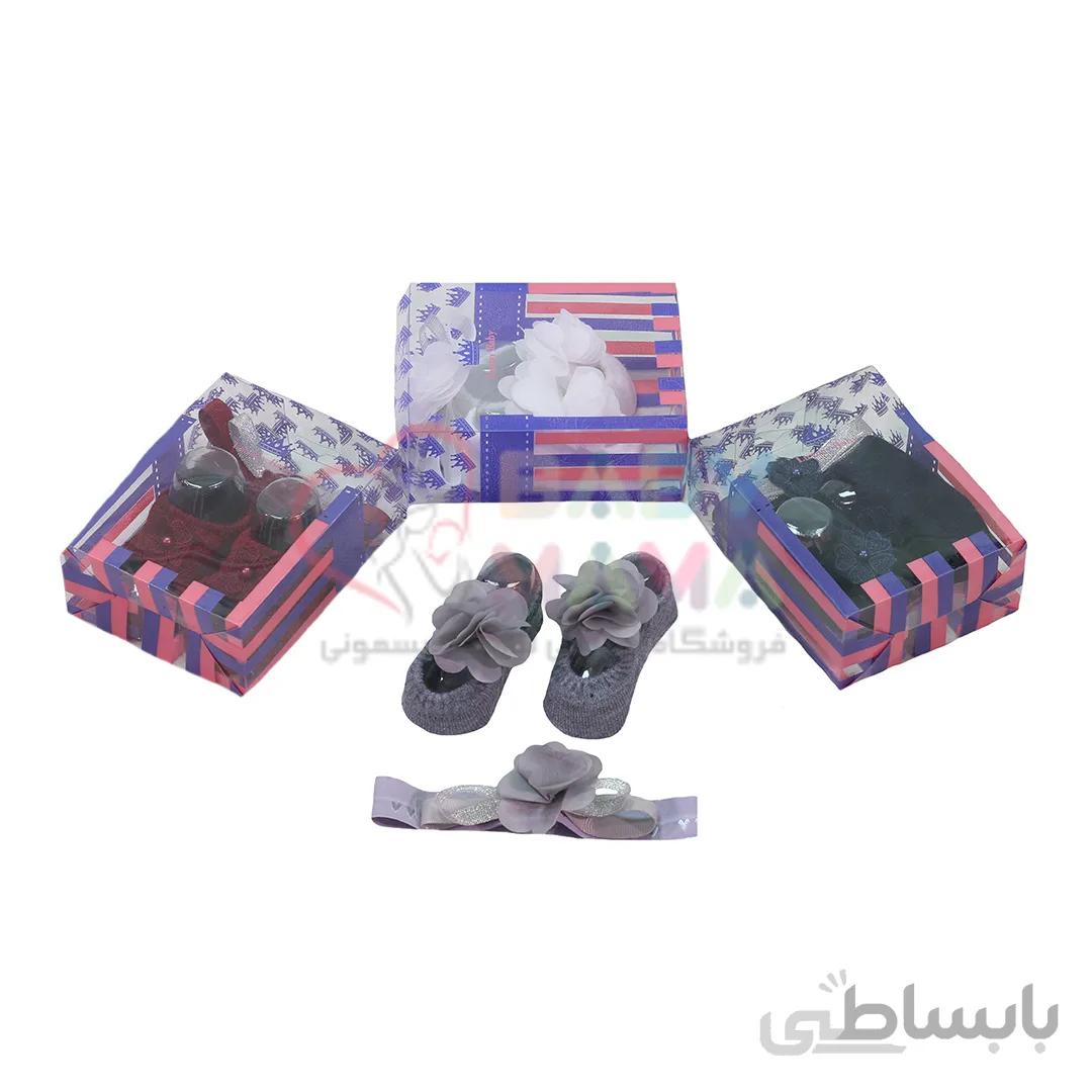 ست پاپوش و تل Luxury مدل گل