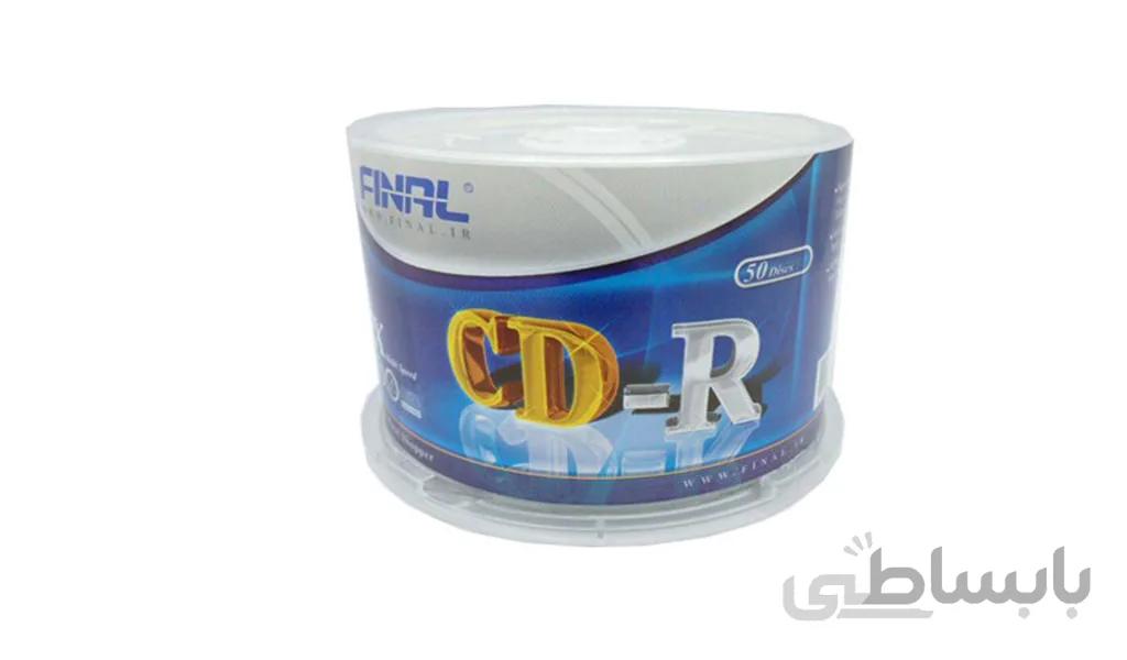 سی دی فینال مدل CD-R بسته 50 عددی