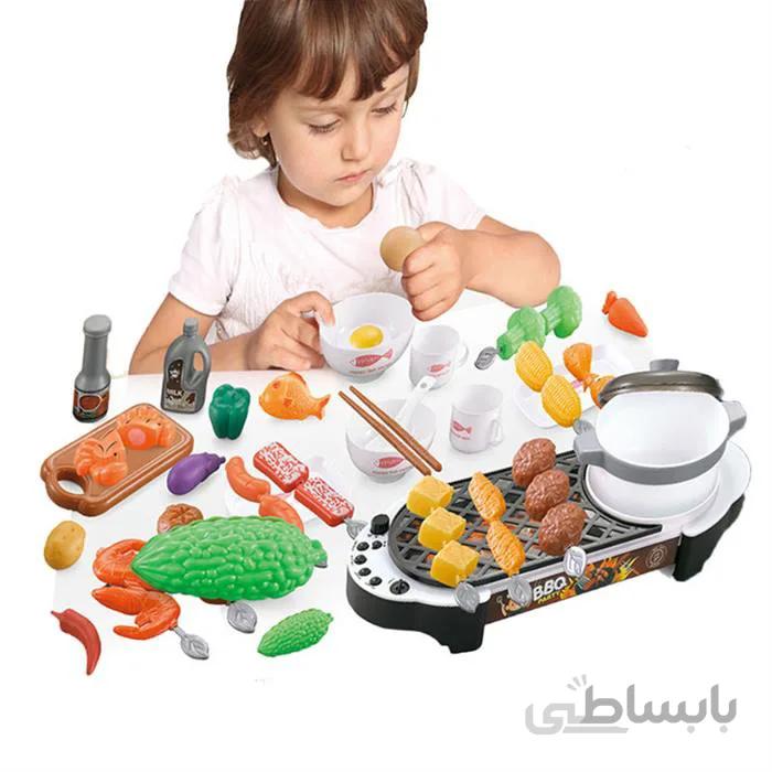ست اسباب بازی آشپزخانه مدل باربیکیو بخار کد 5720