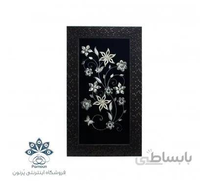 تابلو گل نقره 27 در 47 سانتیمتری